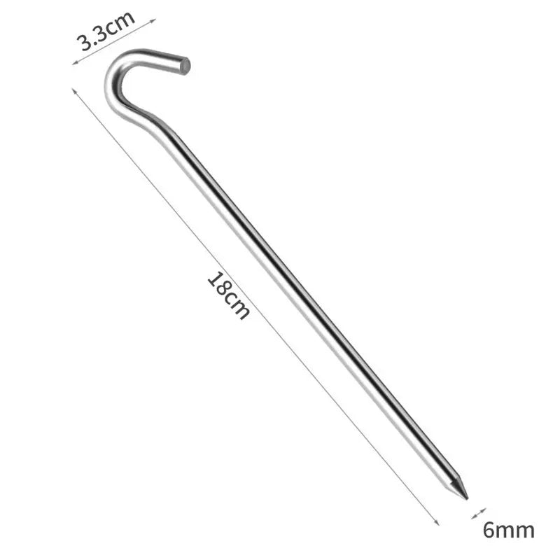 10 Piquets de Tente en Aluminium - et Légers pour Camping et Randonnée