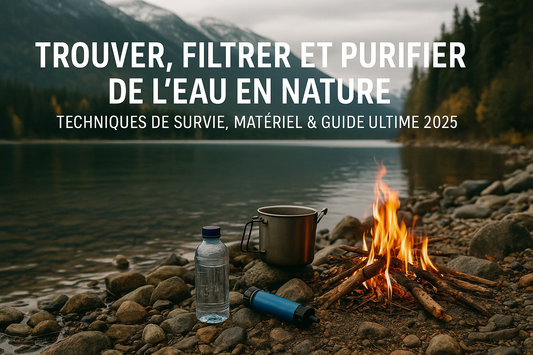 Trouver, Filtrer et Purifier de l’Eau en Nature : Techniques de Survie, Matériel & Guide Ultime 2025