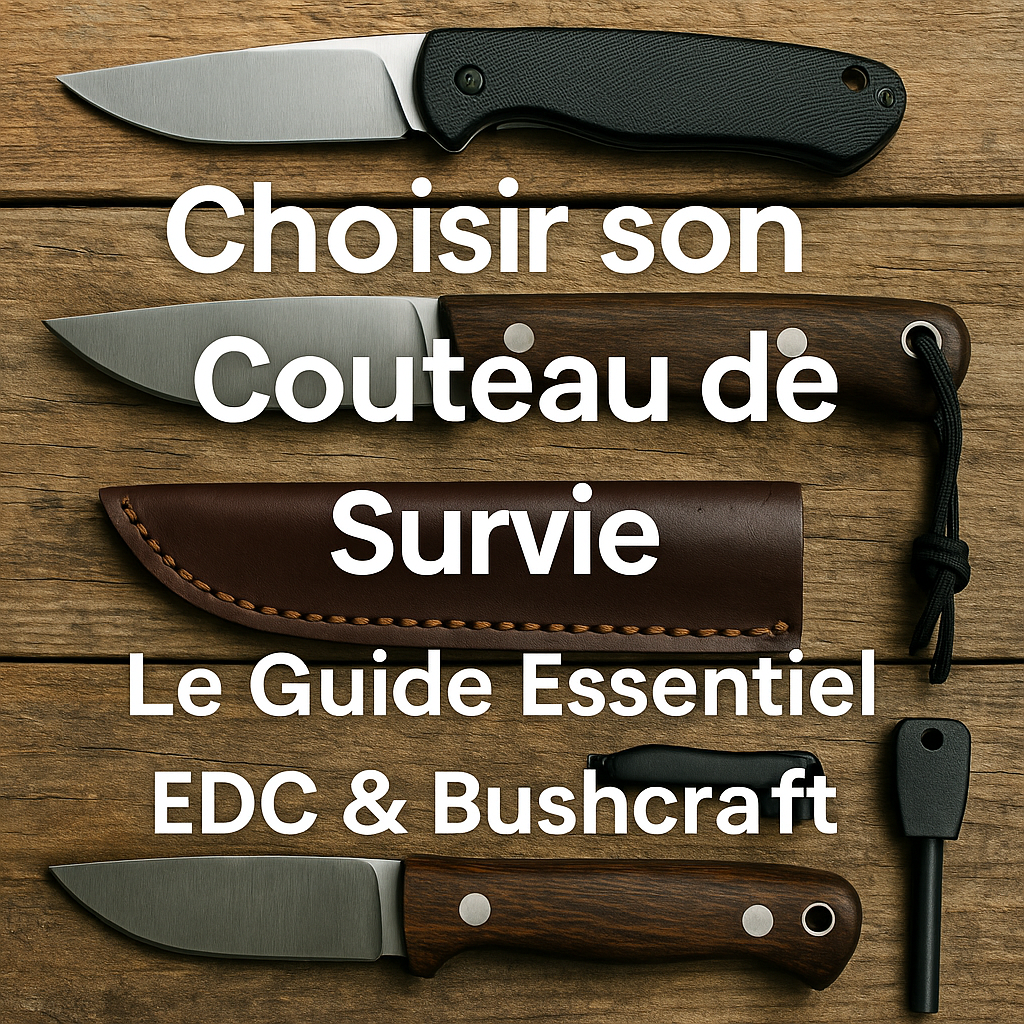 Choisir son Couteau de Survie : Le Guide Essentiel EDC & Bushcraft