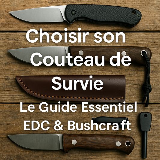 Choisir son Couteau de Survie : Le Guide Essentiel EDC & Bushcraft