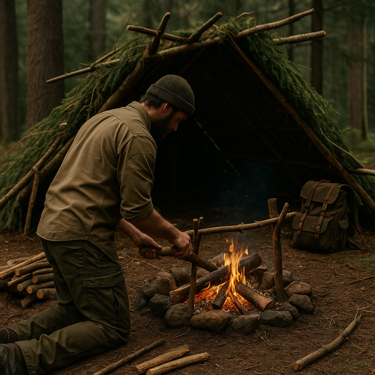 Sac Bushcraft “Bushcraft Line” – Robuste, Fonctionnel & Résistant | Forêt, Feu & Aventure
