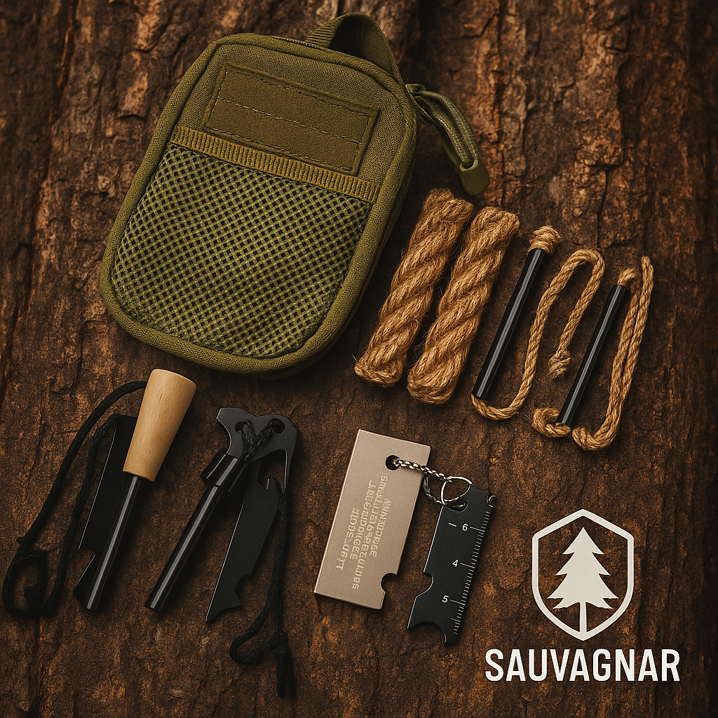 Allume-feu magnésium professionnel – Bâton de feu de survie pour bushcraft et outdoor