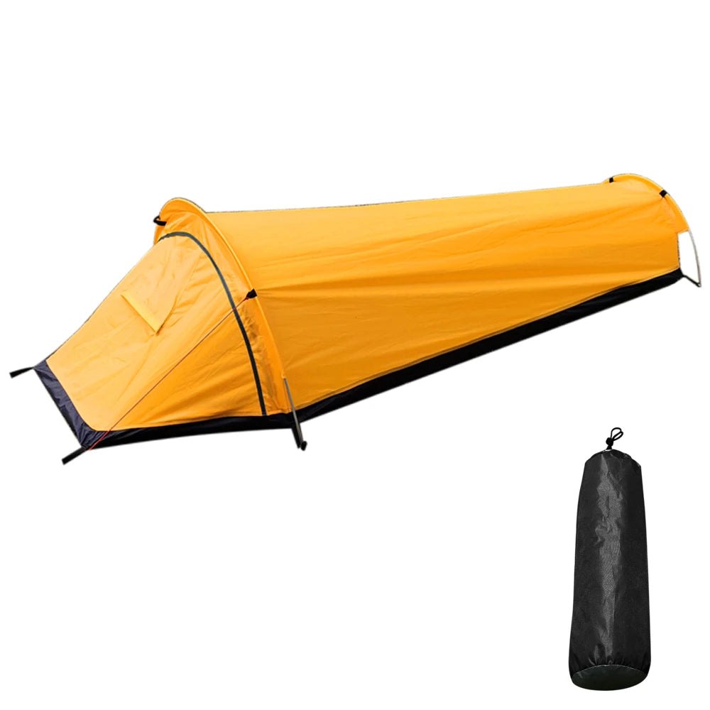 Tente Sac de Couchage Ultra-Légère – Abri 1 Personne Waterproof pour Bivouac & Survie