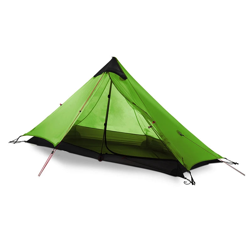Tente Ultralégère FLAME'S CREED Lanshan 1 Personne - Tente de Trekking 3 Saisons en Silnylon 15D