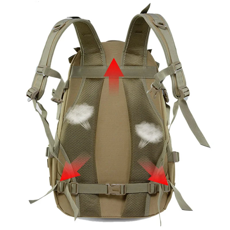 Sac à Dos Tactique 40L pour Hommes - Randonnée, Pêche, Chasse, Escalade