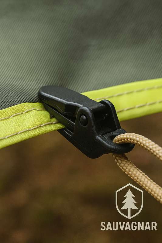 Pinces pour Bâche de Camping 10/15/20Pcs - Clips de Serrage pour Tentes