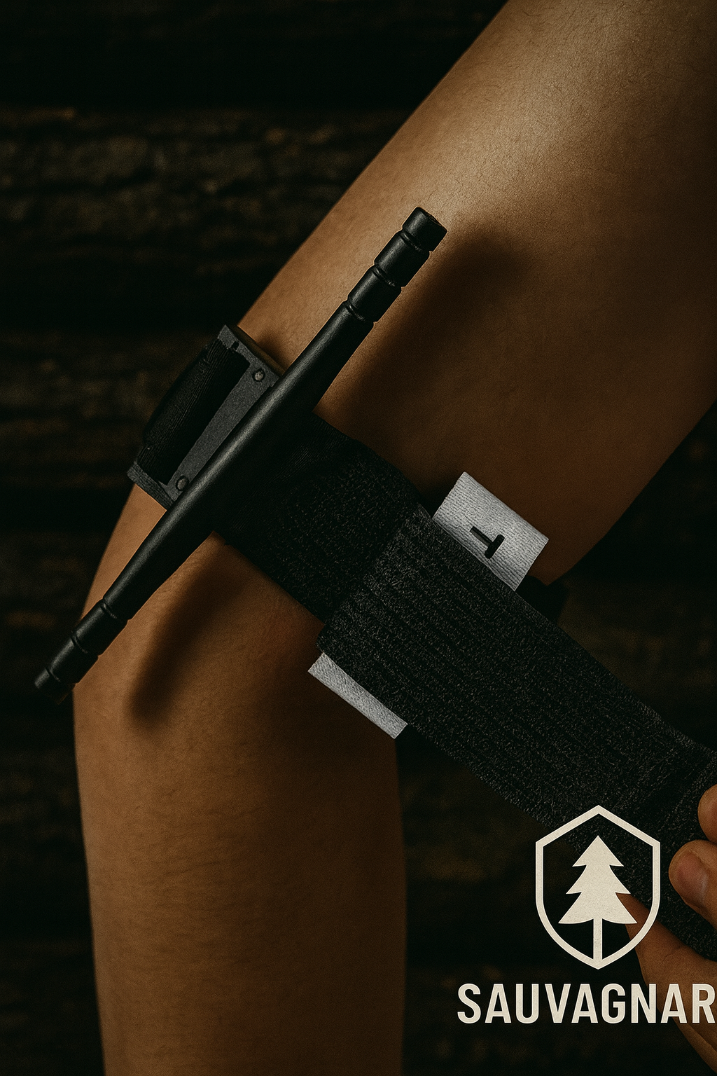 Tourniquet Tactique d'Urgence pour Premiers Soins – Facile à Utiliser à Une Main