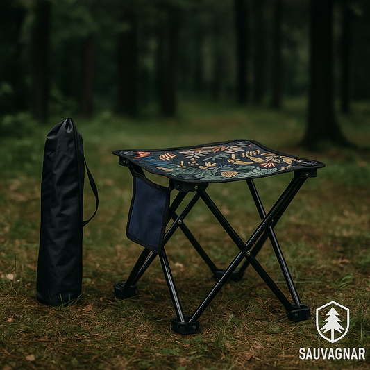 Tabouret Pliant de Camping Léger et Durable - MagiDeal