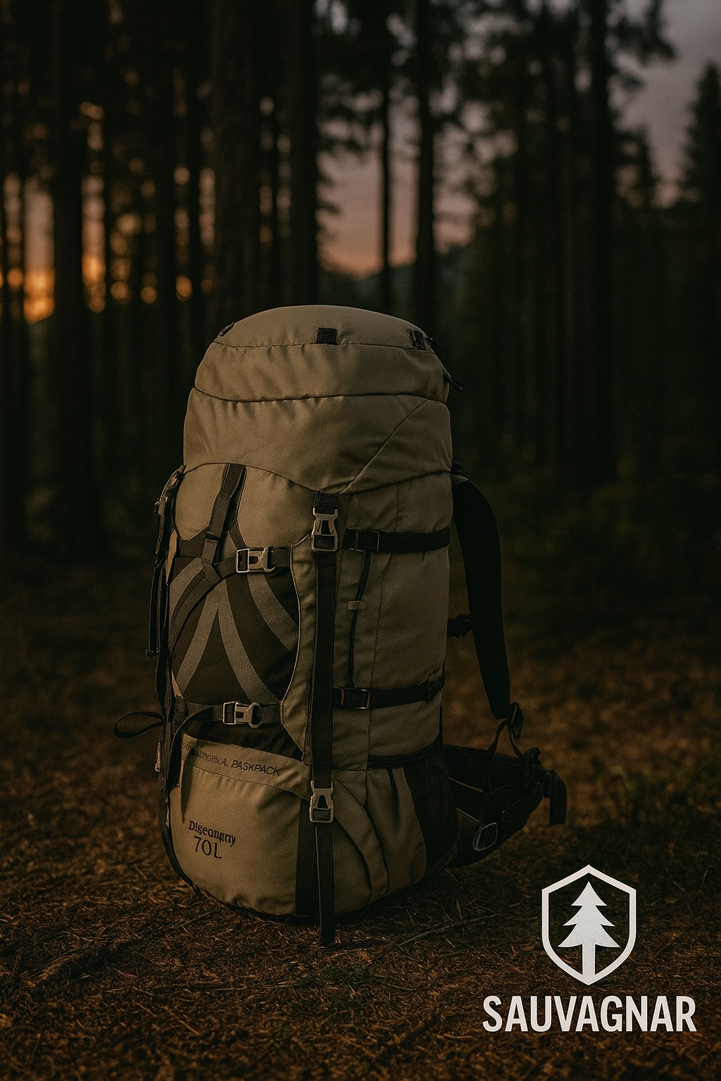 Sac à Dos de Camping Naturehike 70L - Grande Capacité Ergonomique avec Housse de Pluie