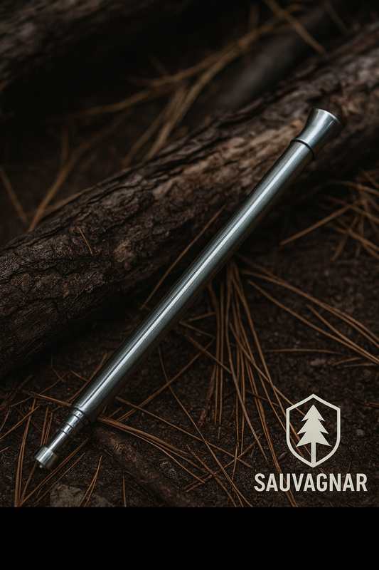 Tube Souffleur de Feu pour Cuisine Extérieure - Outil de Survie Portable et Télescopique