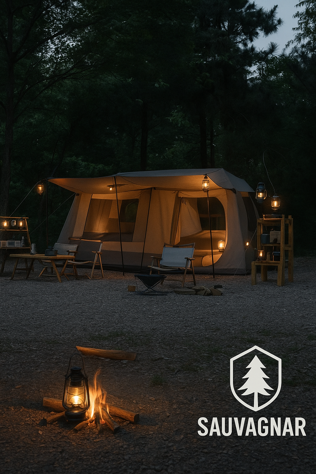 Tente 4 Saisons pour 8 Personnes - Ouverture Rapide, Imperméable et Anti-UV pour Camping et Plage