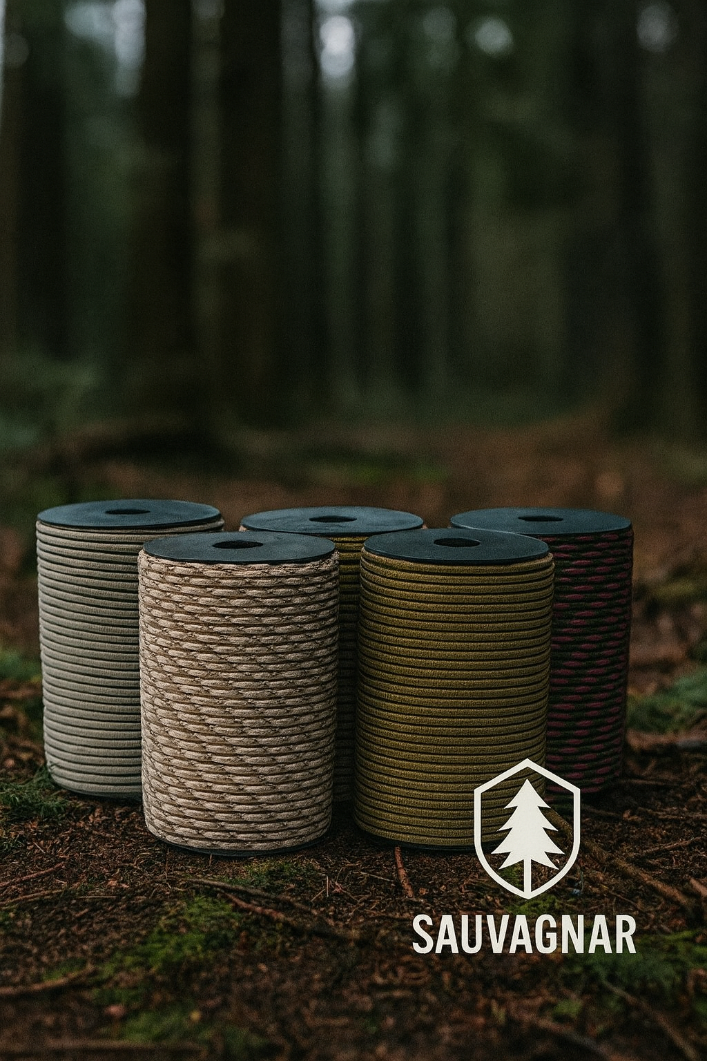 Corde Paracord 9 Brins - 100M 4mm pour Survie, Camping et Randonnée
