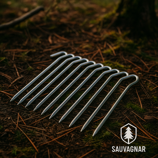 10 Piquets de Tente en Aluminium - et Légers pour Camping et Randonnée