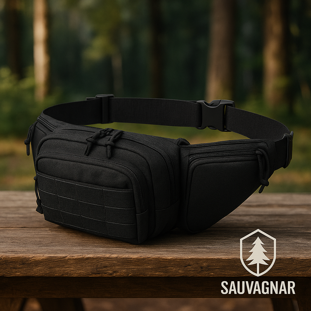 Pochette Tactique de Ceinture pour Randonnée et Sports Extérieurs - Durable et Polyvalente