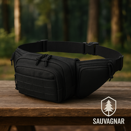 Pochette Tactique de Ceinture pour Randonnée et Sports Extérieurs - Durable et Polyvalente