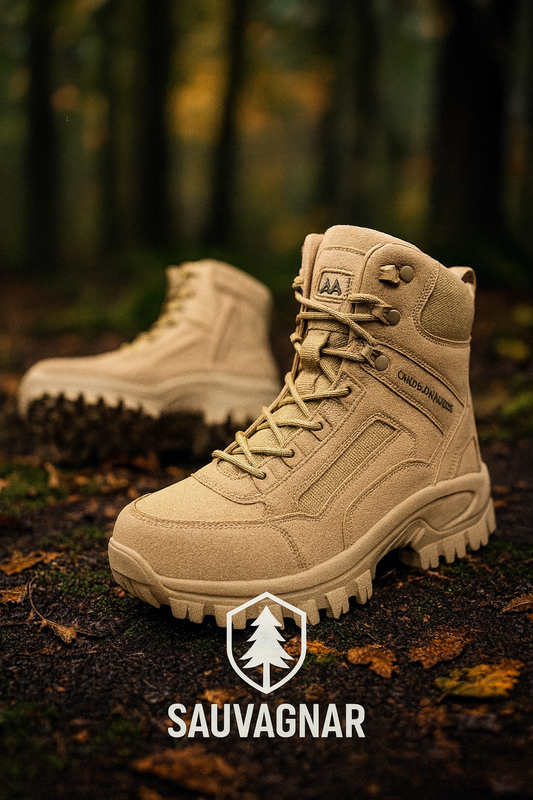 Bottes Tactiques pour Hommes - Confortables et Robustes pour Randonnée et Activités Extérieures