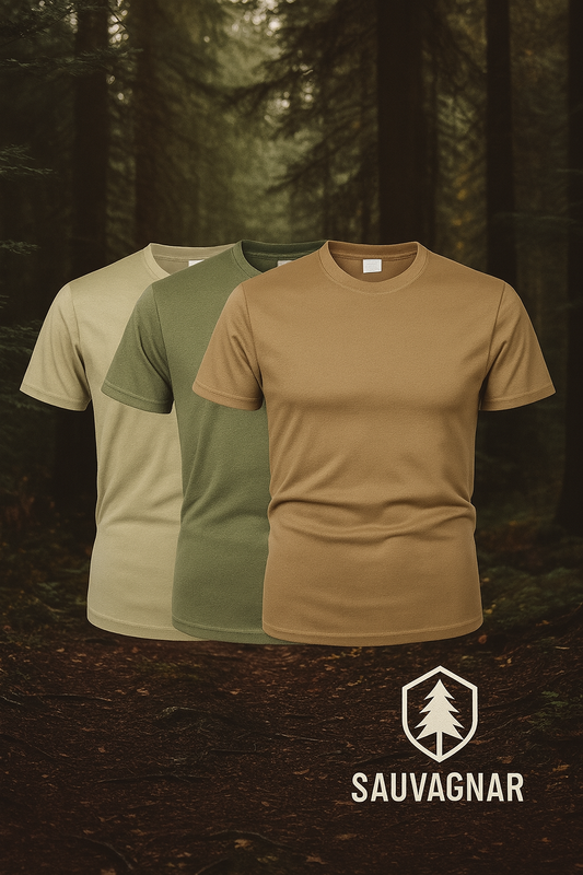 T-shirt Tactique pour Hommes MEGE - Respirant, Séchage Rapide pour Usage Quotidien et Activités Extérieures