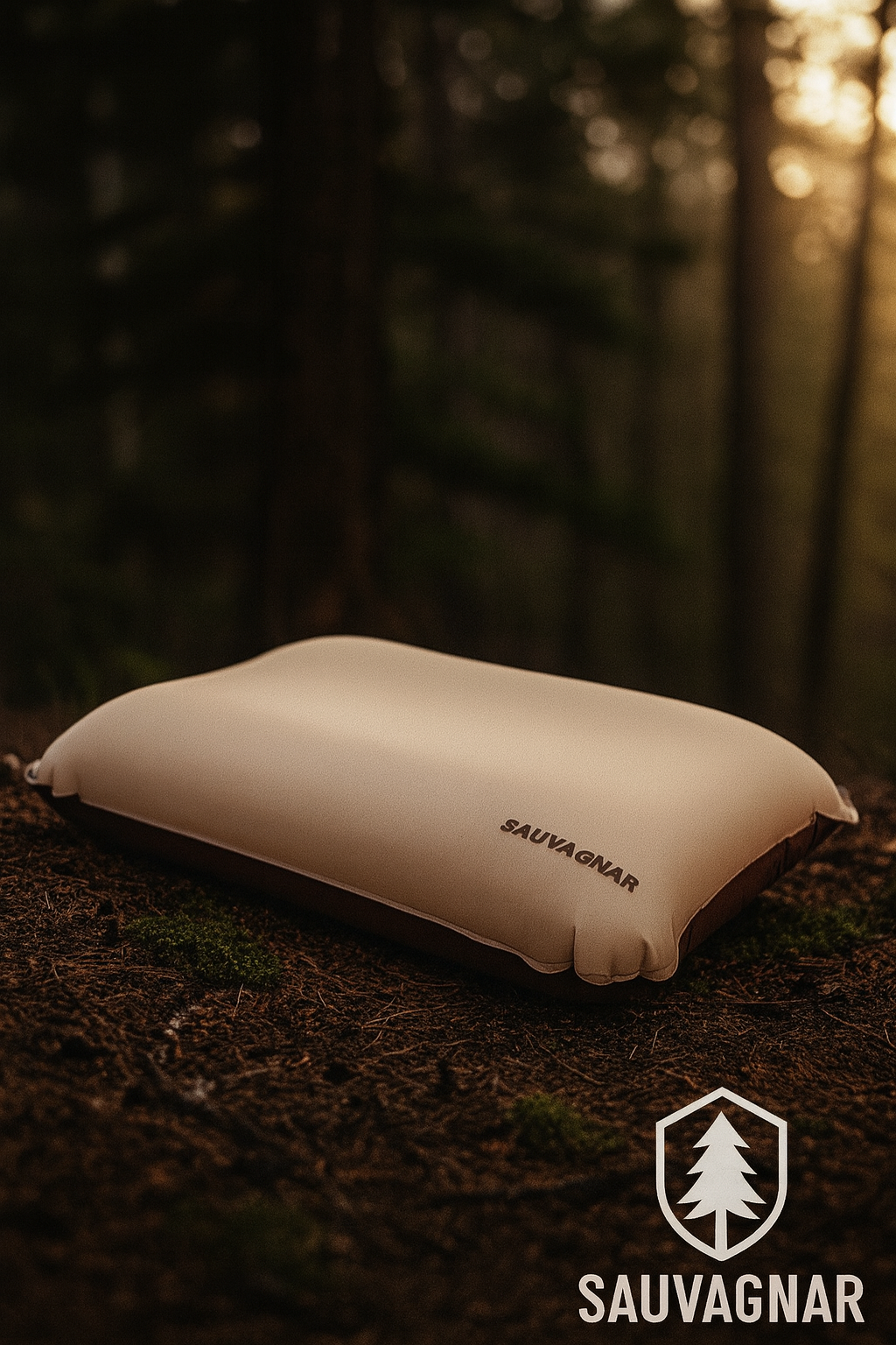 Oreiller de Camping Gonflable Automatique PACOONE – Coussin Ultraléger en Mousse 3D pour Voyage et Outdoor