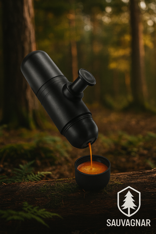 Machine à Café Portable Espresso – Cafetière Manuelle de Voyage pour Camping & Outdoor