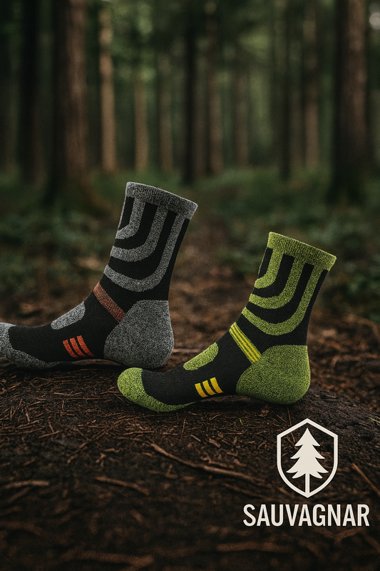 Chaussettes Homme Anti-Ampoules - Hiver Chaudes pour Randonnée et Running Outdoor