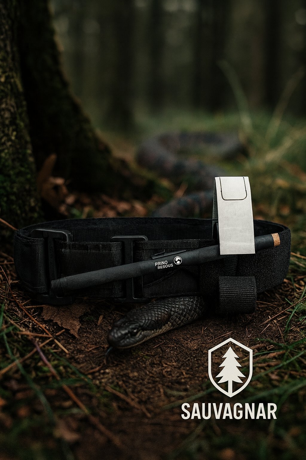 Garrot Tactique Rhino Rescue avec Windlass Métallique – Tourniquet d’Urgence Renforcé pour Premiers Secours