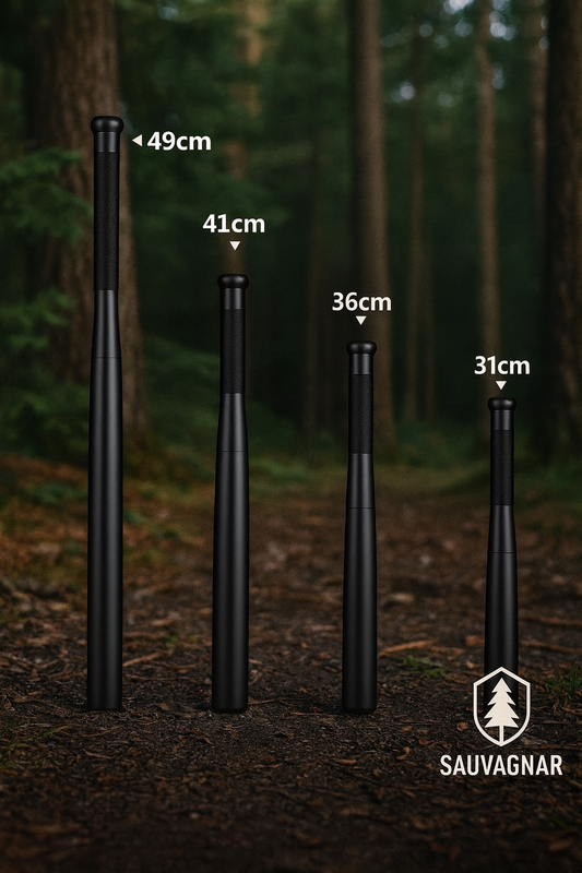 Lampe Torche en Forme de Batte de Baseball Ultra Brillante pour Autodéfense