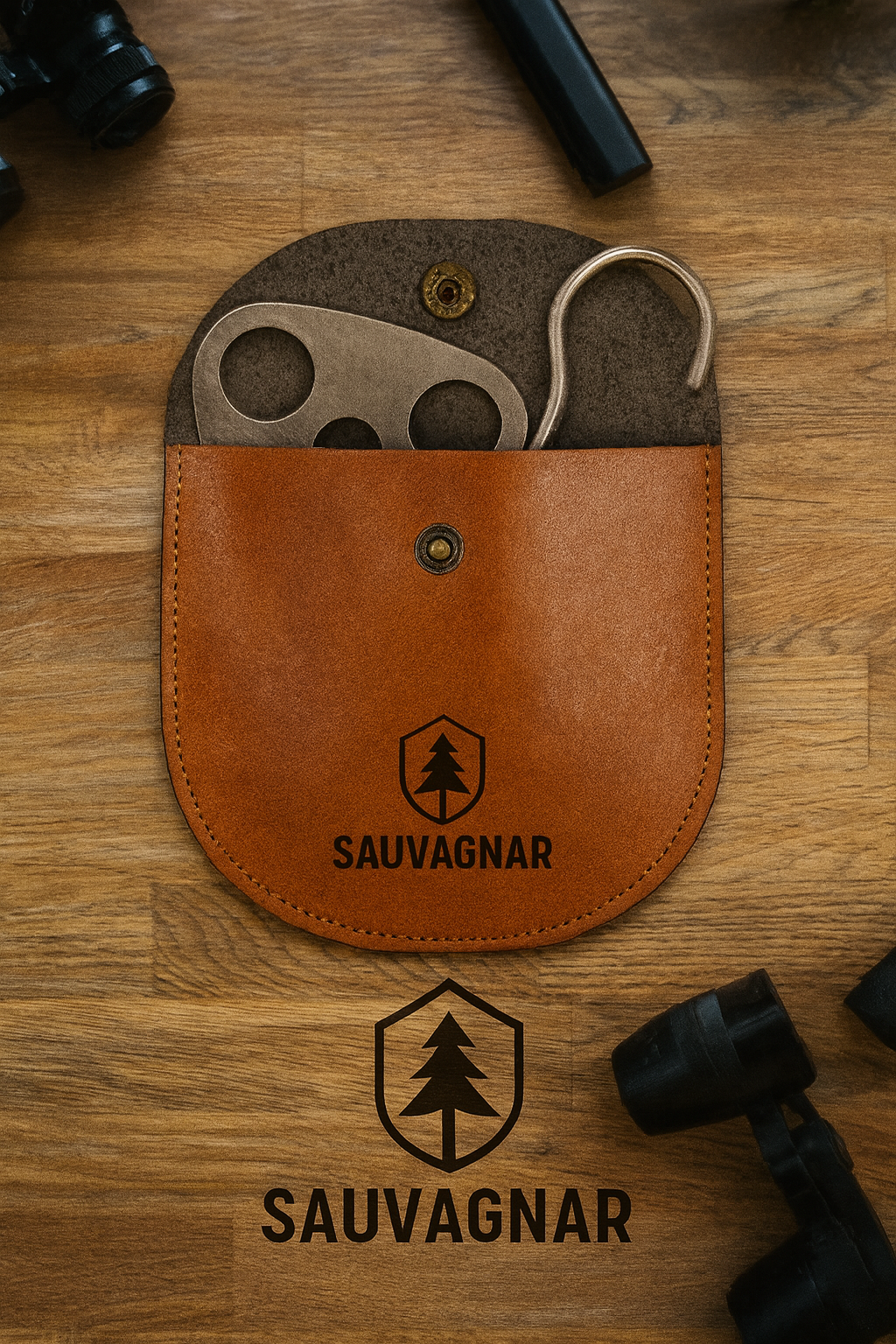 Trépied de Camping pour Suspension de Marmite avec Sac de Rangement en Cuir - Idéal pour Barbecue et Pique-Nique