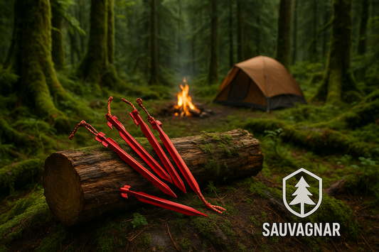 10 Piquets de Tente en Alliage d'Aluminium - Ultralégers et Résistants