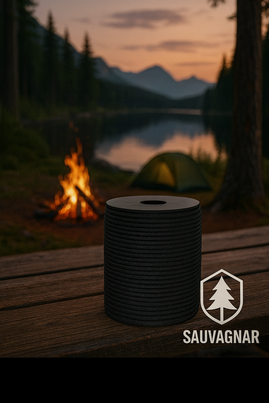 Corde Paracorde 9 Brins 4mm 100M – Parachute Rope 550lb pour Camping, Survie, DIY et Extérieur