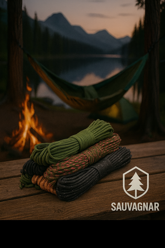 Corde Paracord 550 - 7 Brins pour Camping, Randonnée et Survie