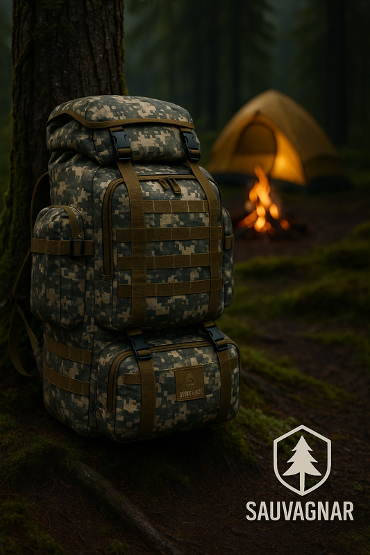 Sac à Dos Militaire Camouflage - Grande Capacité Étanche pour Hommes