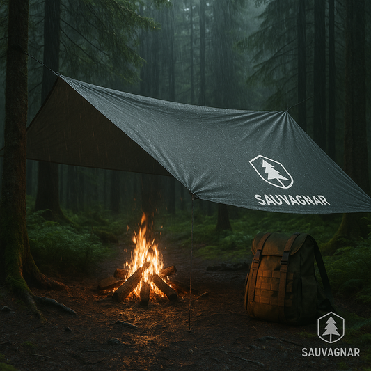 Bâche de Camping Imperméable Top Lander - Abri Solaire Ultraléger pour Plage et Jardin