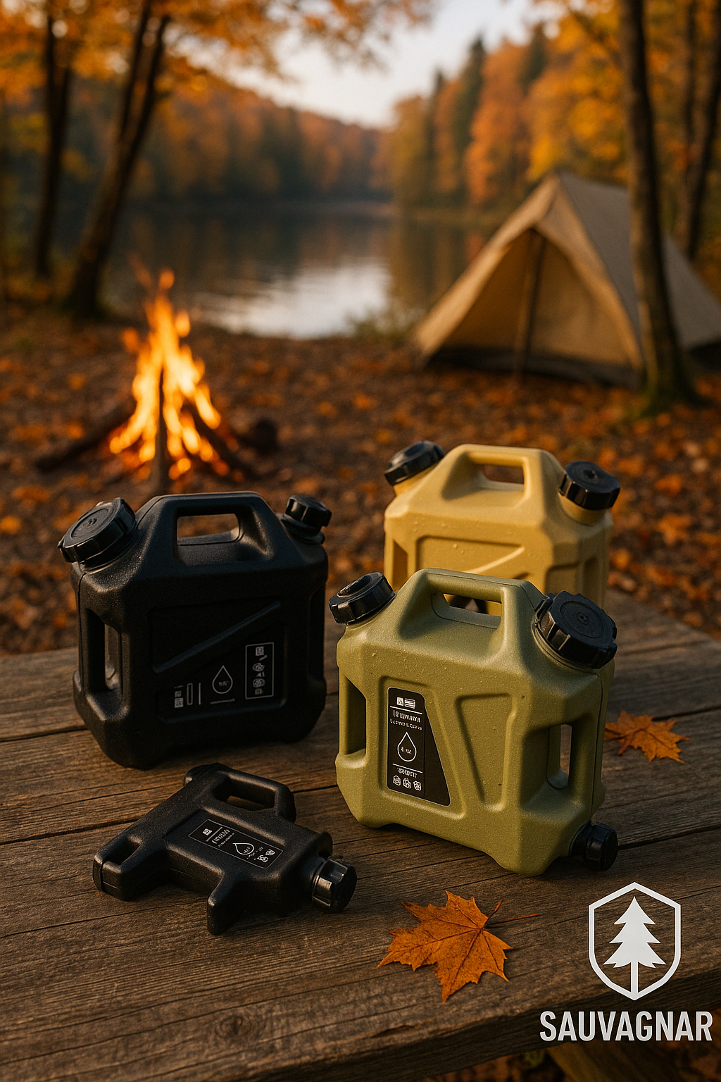 Bidon d’Eau 12L Portable – Réservoir avec Robinet | Camping, Randonnée & 4x4