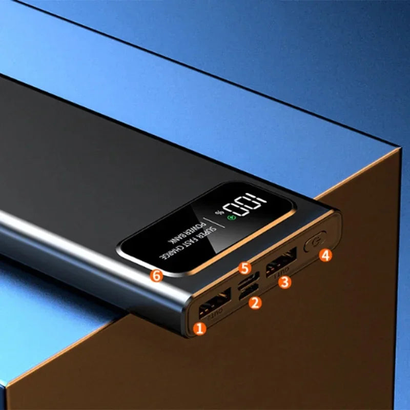 Batterie externe Xiaomi 200000mAh 120W - Charge Ultra-Rapide pour iPhone, Samsung, Huawei