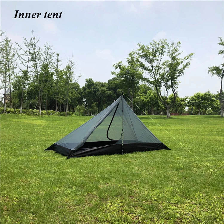 Tente Pyramide 3M pour Camping Extérieur - Imperméable, Coupe-Vent, Respirante, Convient à Toutes les Saisons