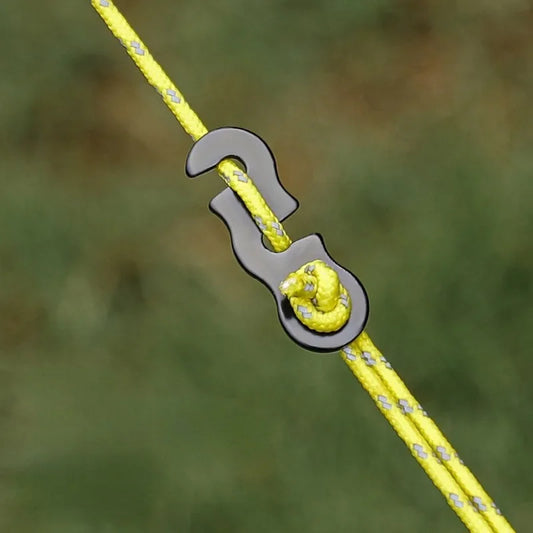 Kit de Tendeurs de Corde pour Tente, Boucles en S Ajustables - 10 Pièces
