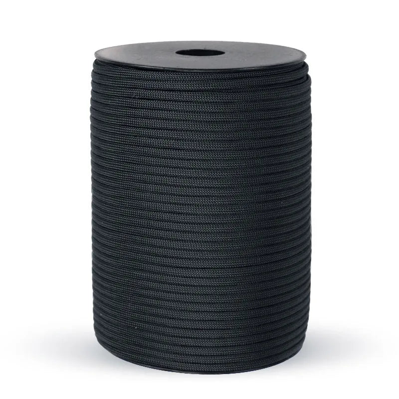 Corde Paracord 9 Brins - 100M 4mm pour Survie, Camping et Randonnée