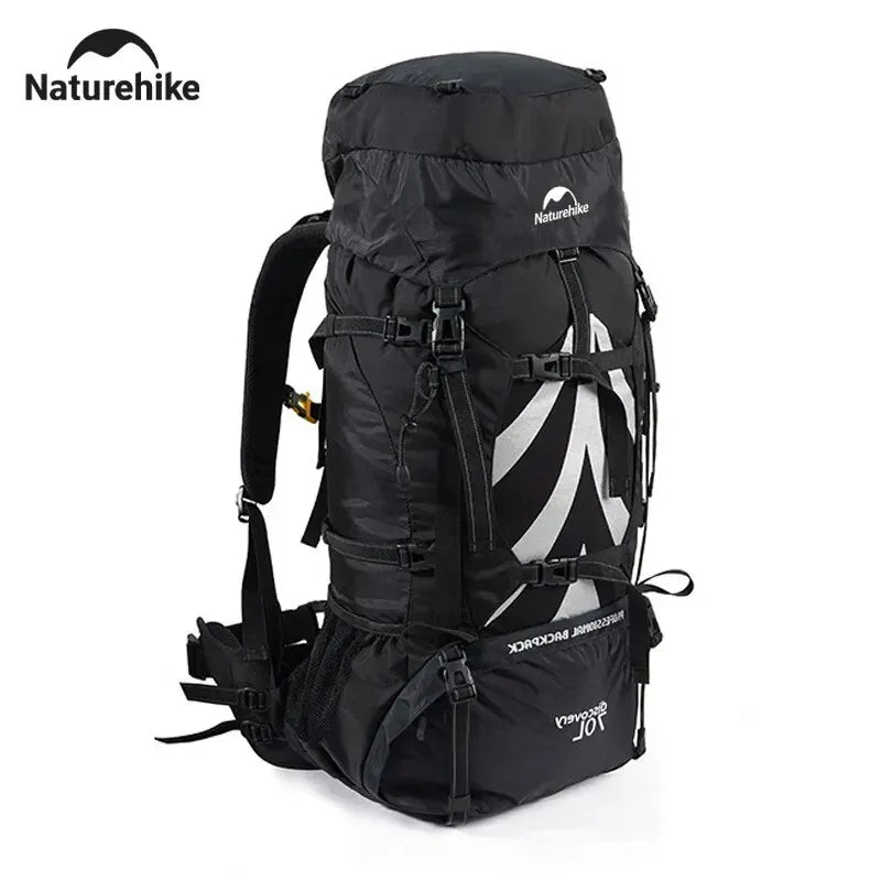 Sac à Dos de Camping Naturehike 70L - Grande Capacité Ergonomique avec Housse de Pluie