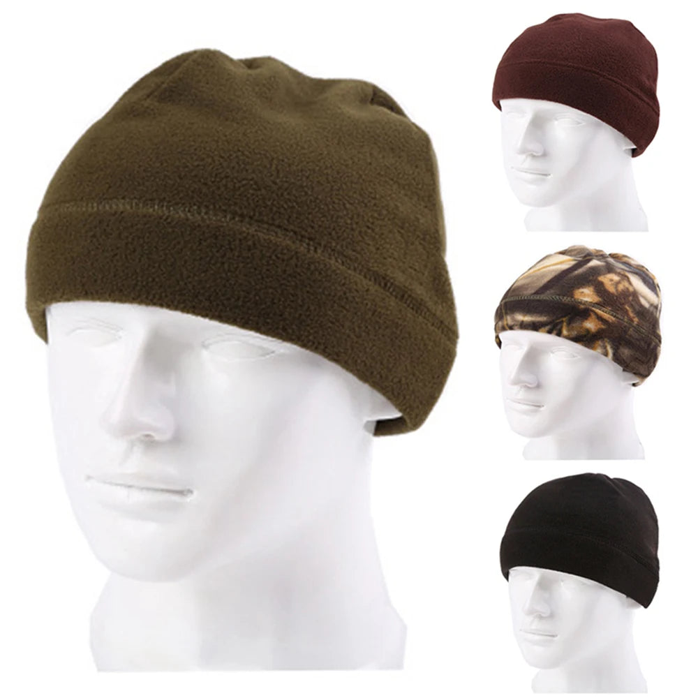Bonnet Polaire Tactique Hiver - Chapeau de Sport Extérieur Coupe-Vent et Chaud pour Hommes et Femmes