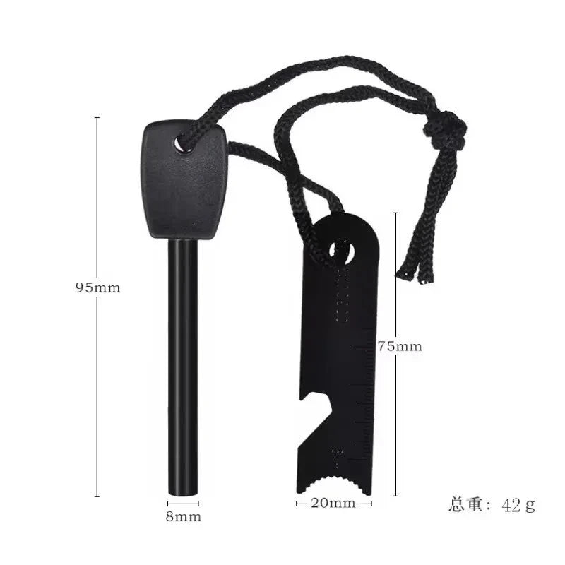 Allume-feu Magnésium Survie – Bâton Fire Starter Outdoor Ultra Résistant