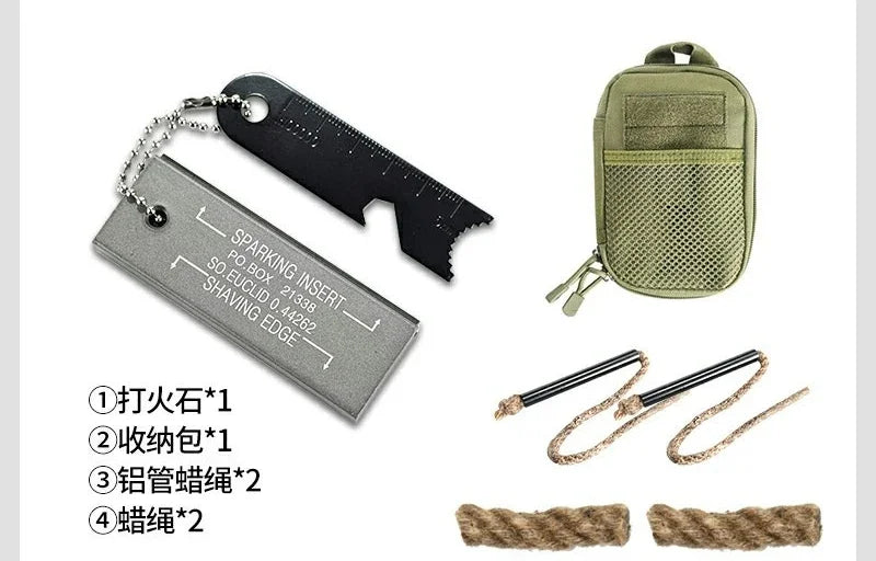 Allume-feu magnésium professionnel – Bâton de feu de survie pour bushcraft et outdoor