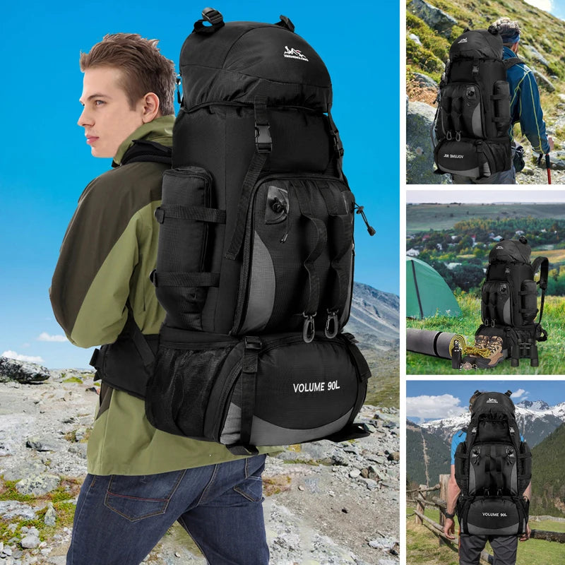 Sac à dos randonnée 90L étanche – Grand volume trekking