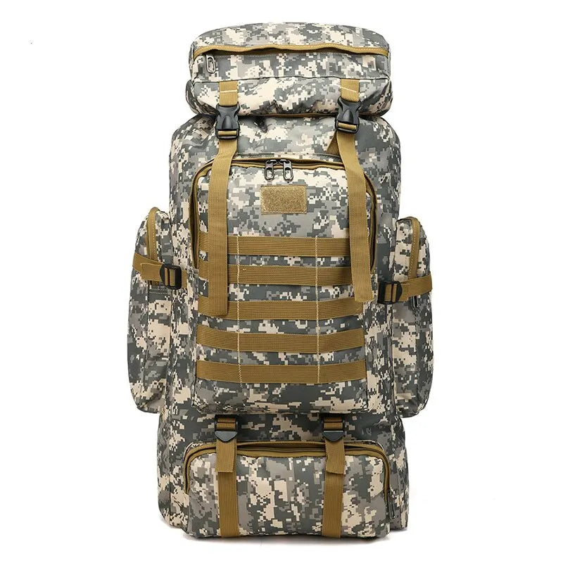 Sac à Dos Militaire Camouflage - Grande Capacité Étanche pour Hommes