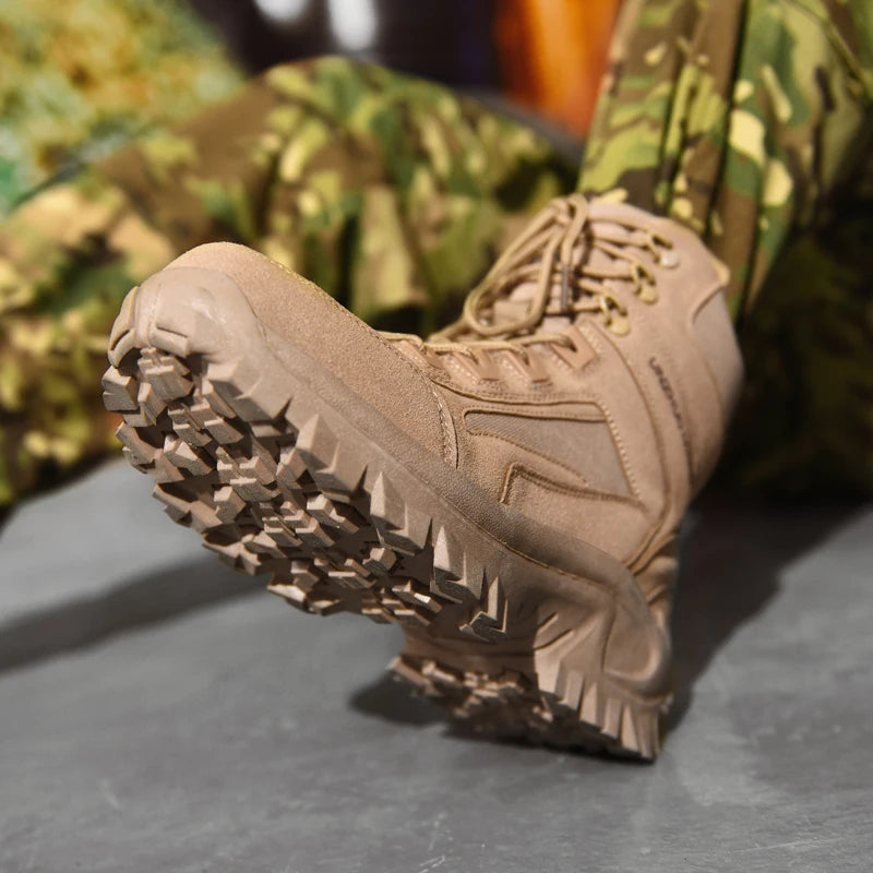 Bottes Tactiques pour Hommes - Confortables et Robustes pour Randonnée et Activités Extérieures