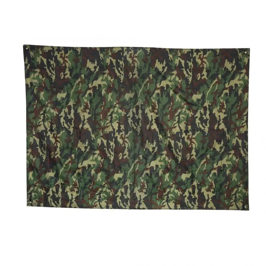 bache-Abri de Camping Étanche Camouflage – Tarp Léger pour Aventures en Plein Air