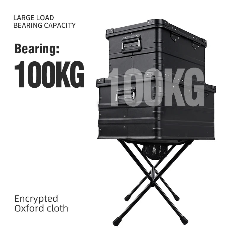 Tabouret Pliant Ultra-Léger PACOONE en Alliage d'Aluminium pour Camping et Pêche