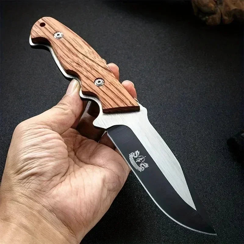 Couteau de Survie Portable - Lame Tranchante pour Camping et Outdoor