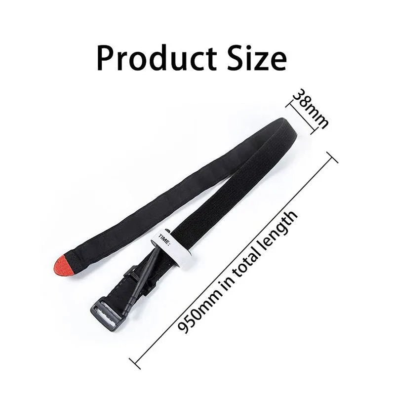 Tourniquet Tactique d'Urgence pour Premiers Soins – Facile à Utiliser à Une Main