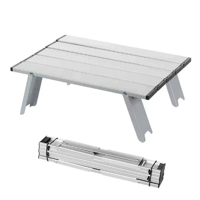 Table de Camping Pliante Portable en Alliage d'Aluminium - Ultra-Légère et Polyvalente