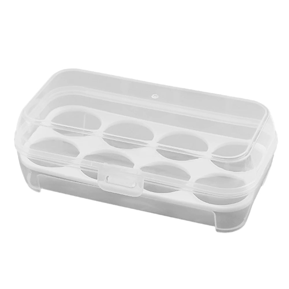Boîte à Œufs Portable Transparent 3/4/8 Compartiments - Antichoc et Compact pour Camping et Pique-Nique